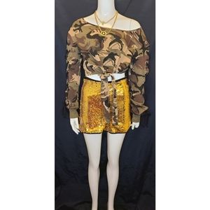 Camouflage Crop Top